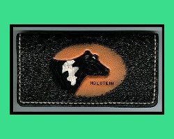 Holstein Cow Checkbook - Click Image to Close