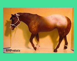 (image for) Breyer Appaloosa Mare & Cowboy Halter