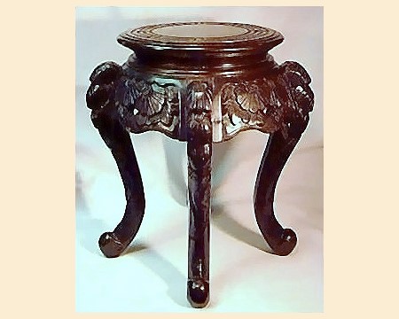 Hand Carved Wood Table 110+ yrs
